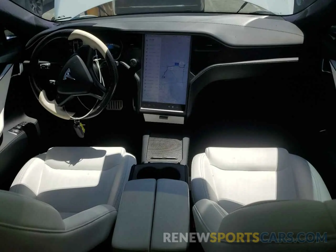 8 Photograph of a damaged car 5YJSA1E42LF401157 TESLA MODEL S 2020