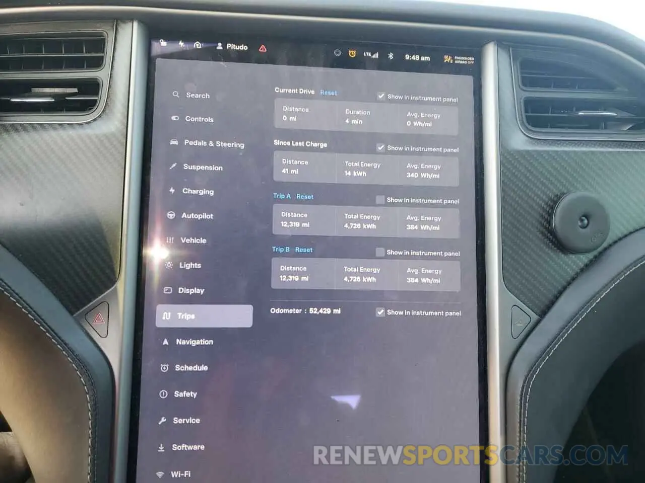 9 Photograph of a damaged car 5YJSA1E44LF364189 TESLA MODEL S 2020