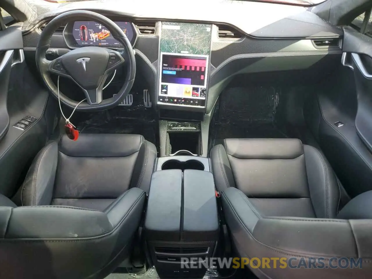 8 Photograph of a damaged car 5YJSA1E45LF370471 TESLA MODEL S 2020