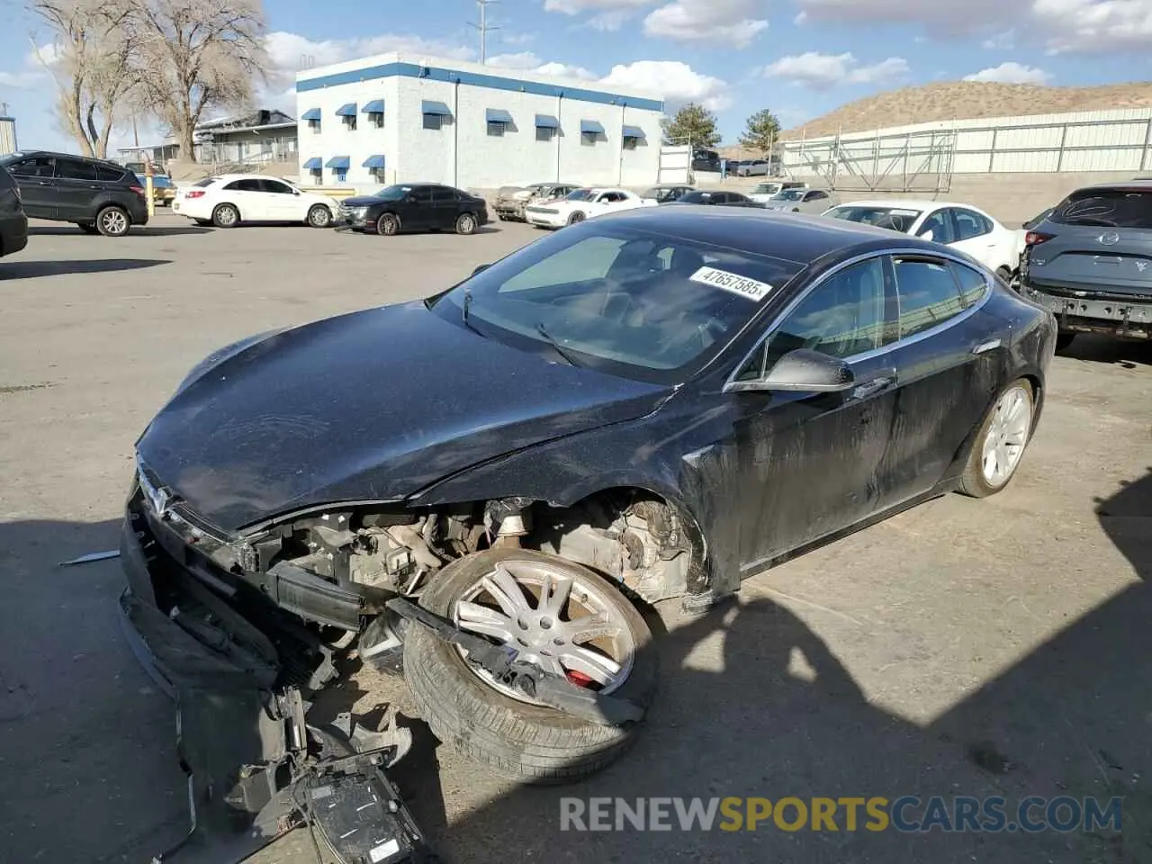 1 Photograph of a damaged car 5YJSA1E45LF382717 TESLA MODEL S 2020