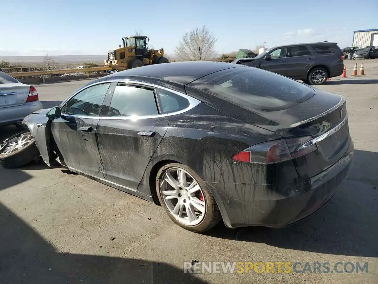 2 Photograph of a damaged car 5YJSA1E45LF382717 TESLA MODEL S 2020