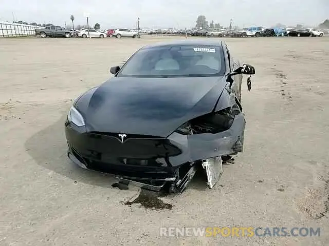 10 Photograph of a damaged car 5YJSA1E49LF390948 TESLA MODEL S 2020