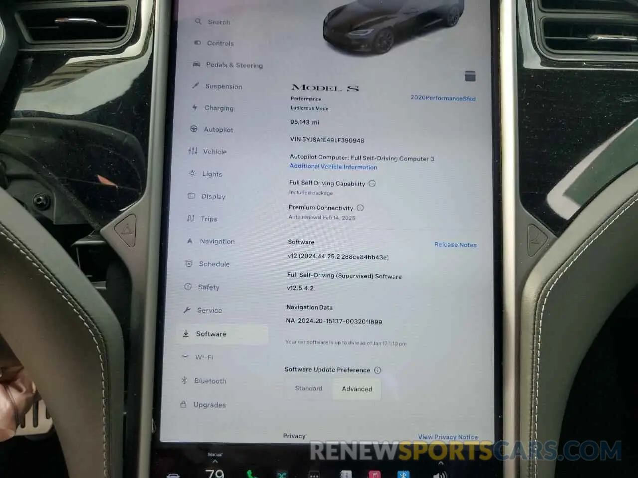 9 Photograph of a damaged car 5YJSA1E49LF390948 TESLA MODEL S 2020