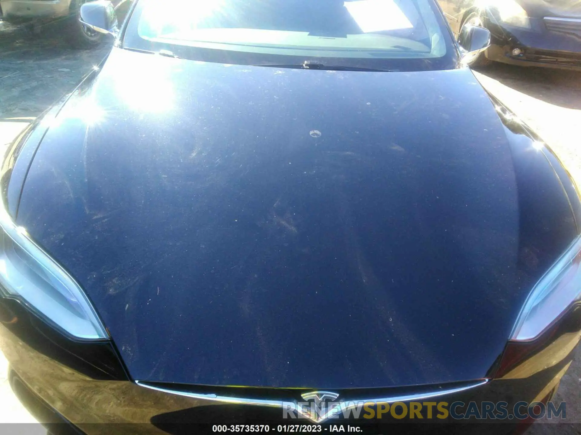 10 Photograph of a damaged car 5YJSA1E20MF427742 TESLA MODEL S 2021