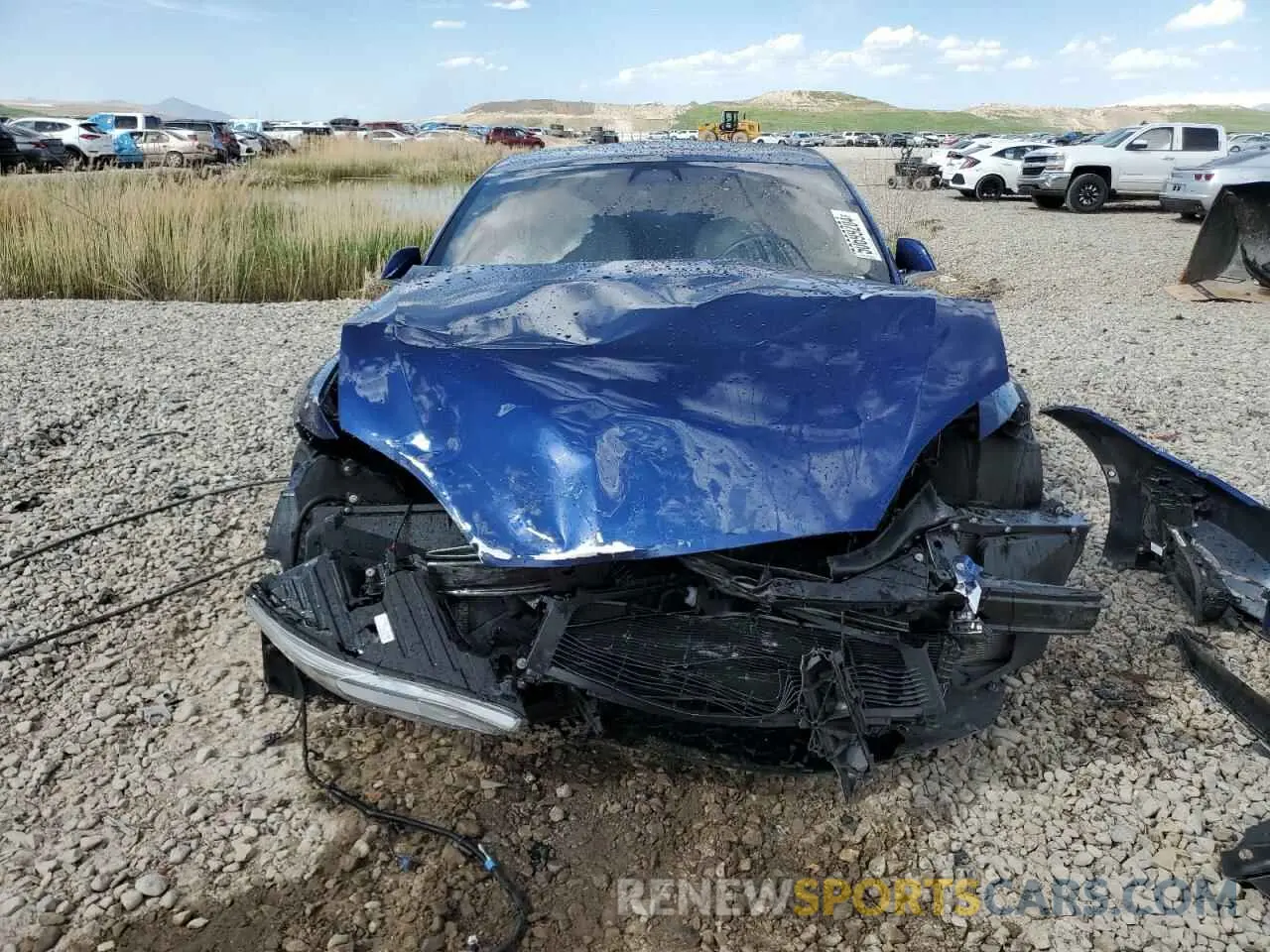 5 Photograph of a damaged car 5YJSA1E21MF418080 TESLA MODEL S 2021
