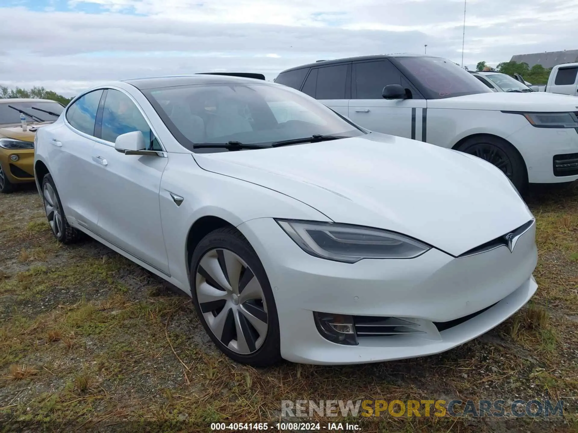 1 Photograph of a damaged car 5YJSA1E21MF424039 TESLA MODEL S 2021