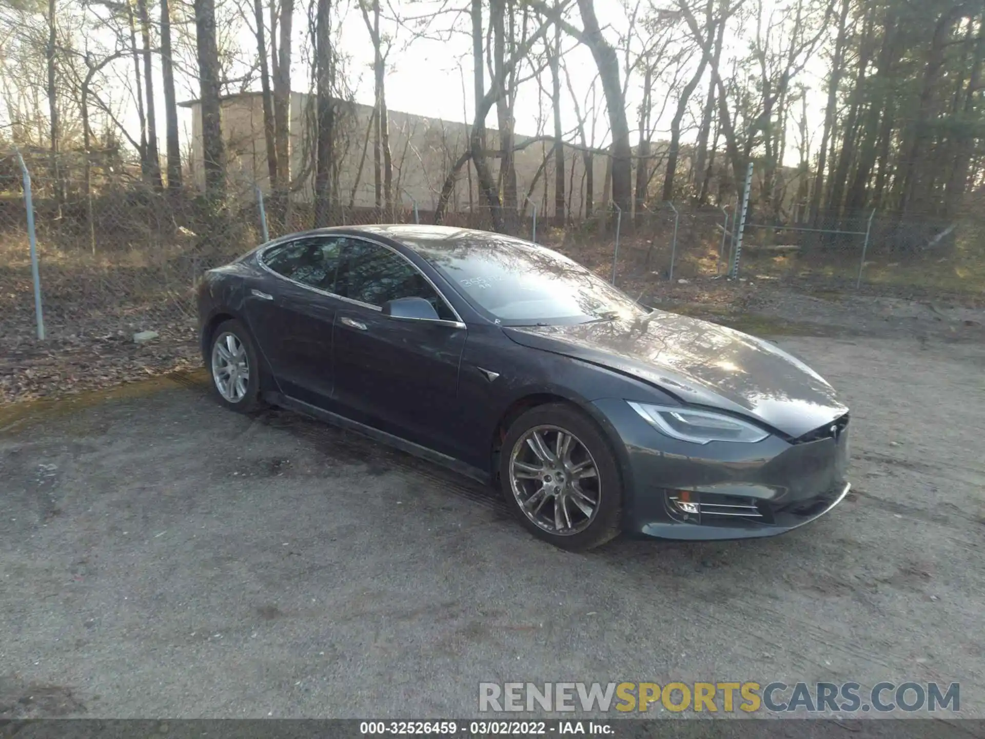 1 Photograph of a damaged car 5YJSA1E23MF426200 TESLA MODEL S 2021