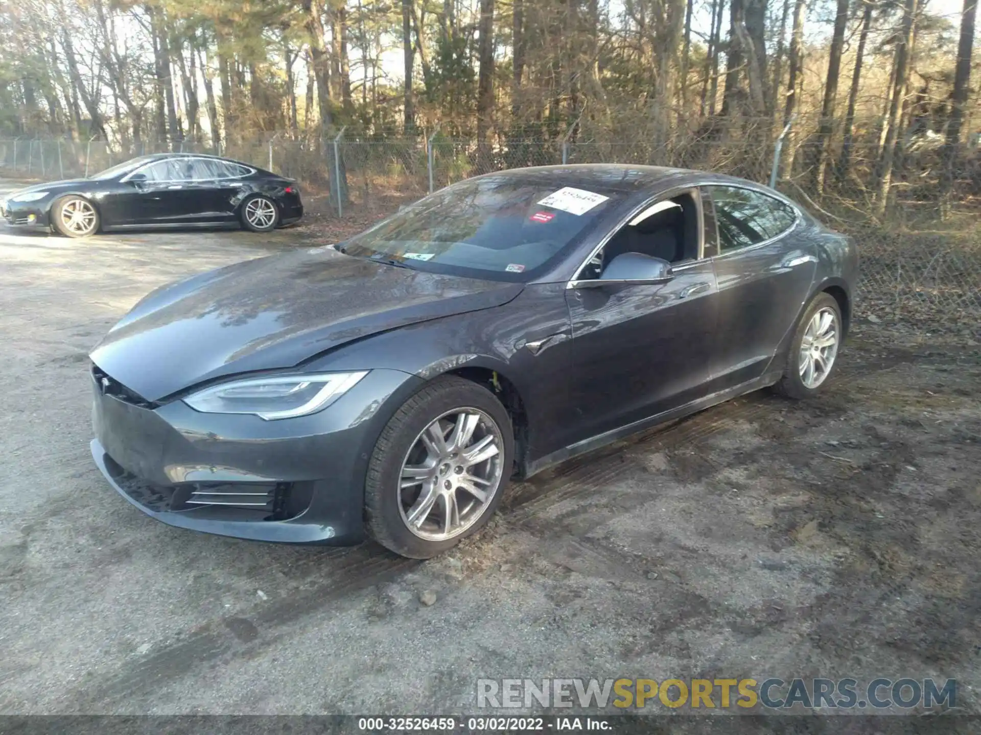 2 Photograph of a damaged car 5YJSA1E23MF426200 TESLA MODEL S 2021