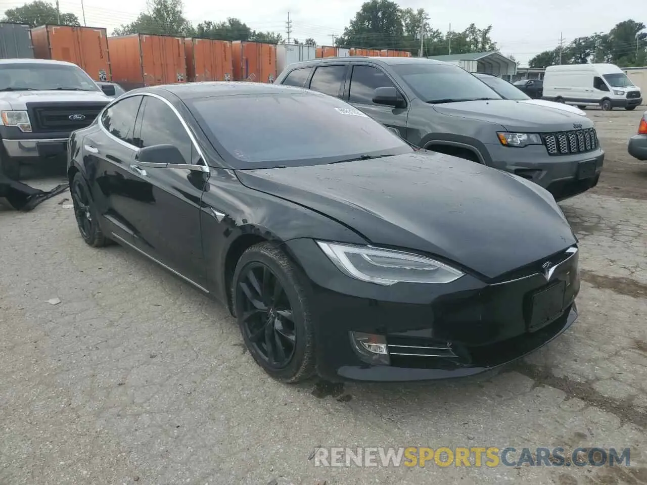 4 Photograph of a damaged car 5YJSA1E24MF426853 TESLA MODEL S 2021