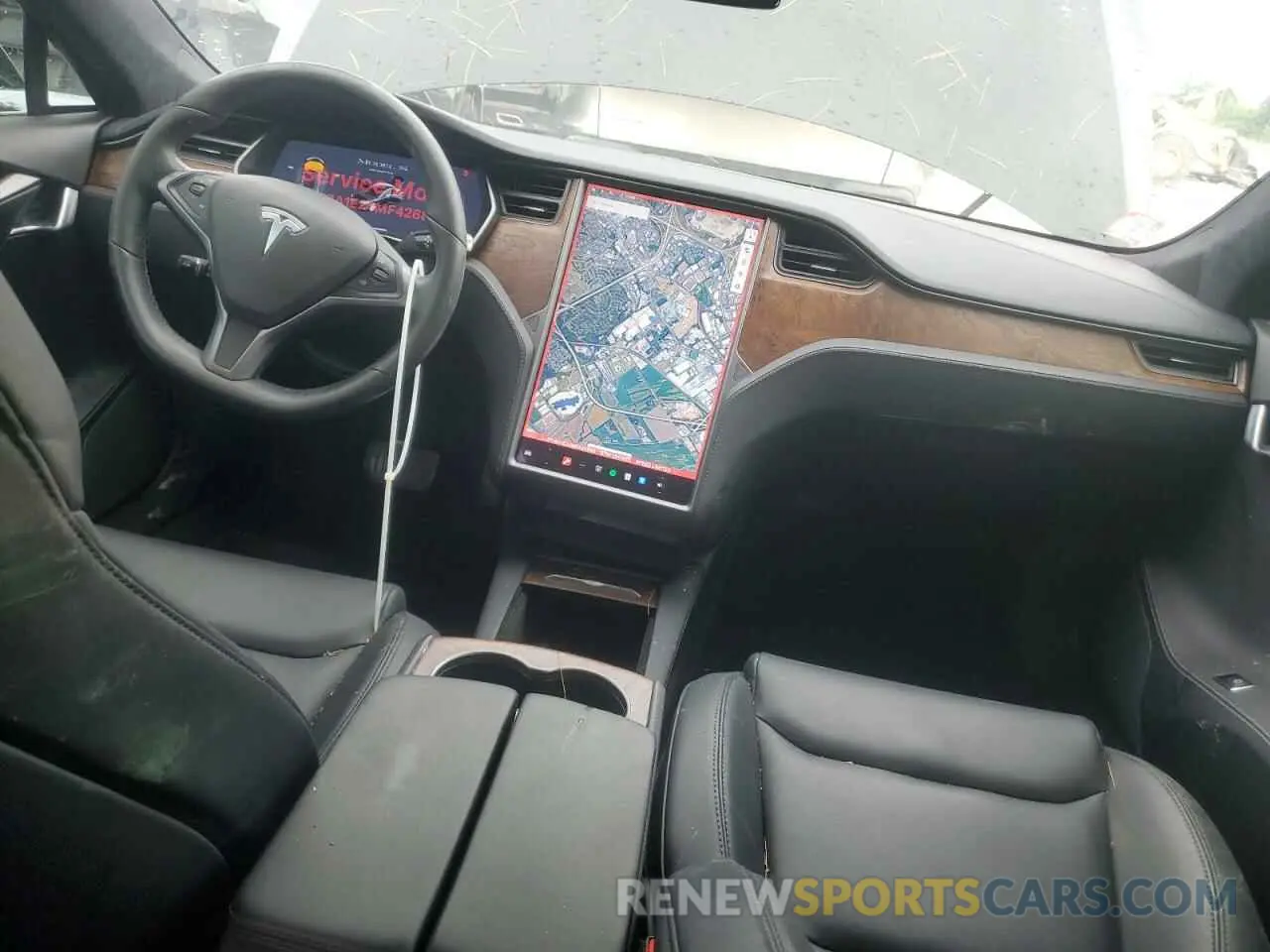 8 Photograph of a damaged car 5YJSA1E24MF426853 TESLA MODEL S 2021