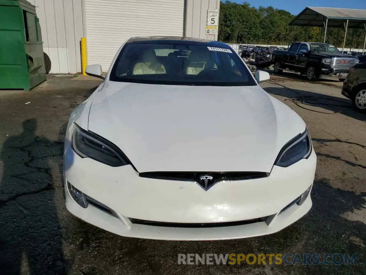 5 Photograph of a damaged car 5YJSA1E26MF423520 TESLA MODEL S 2021