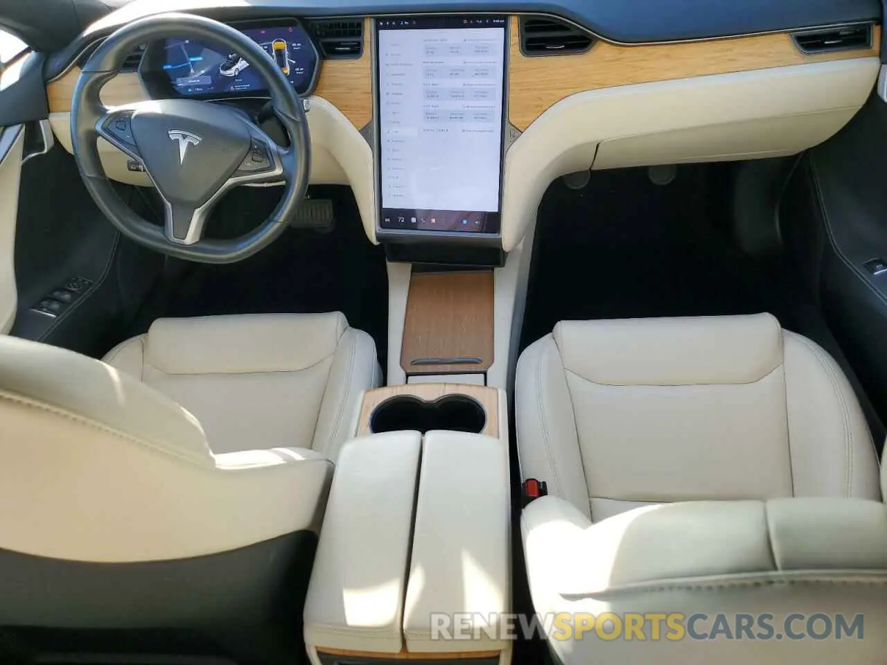 8 Photograph of a damaged car 5YJSA1E26MF423520 TESLA MODEL S 2021
