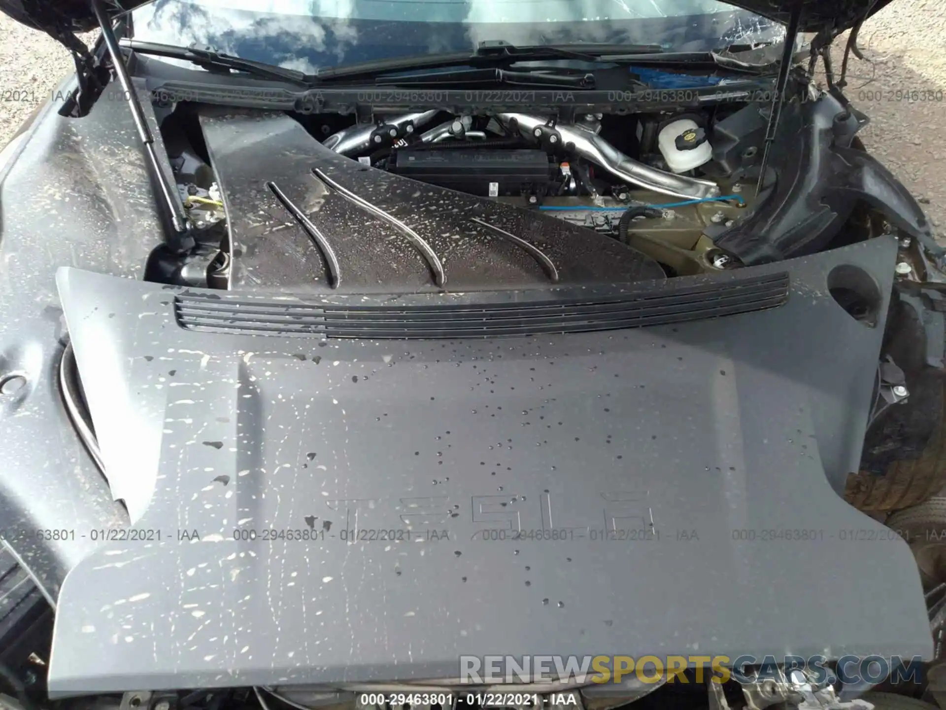 10 Photograph of a damaged car 5YJSA1E26MF427079 TESLA MODEL S 2021