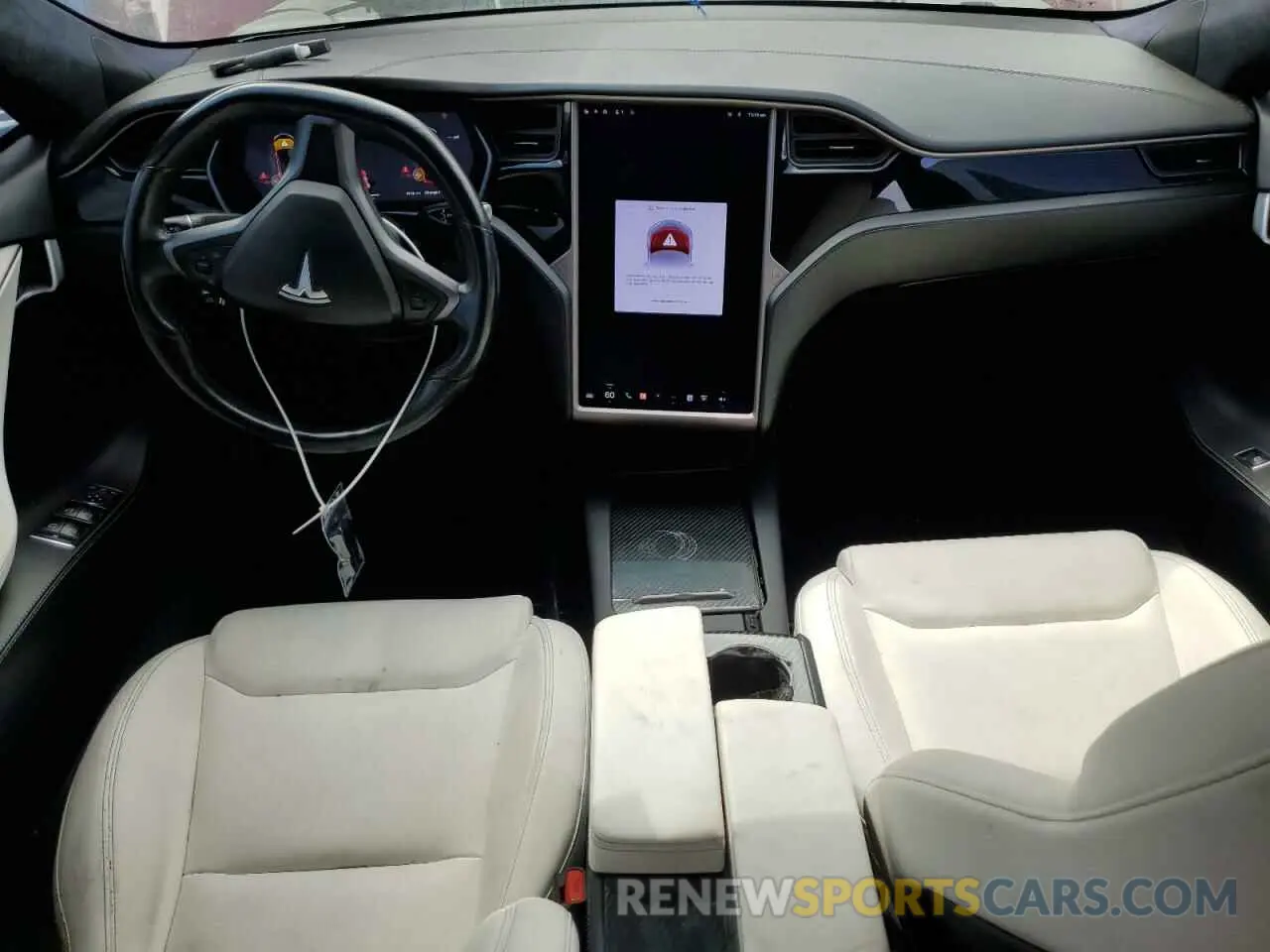 8 Photograph of a damaged car 5YJSA1E26MF427230 TESLA MODEL S 2021