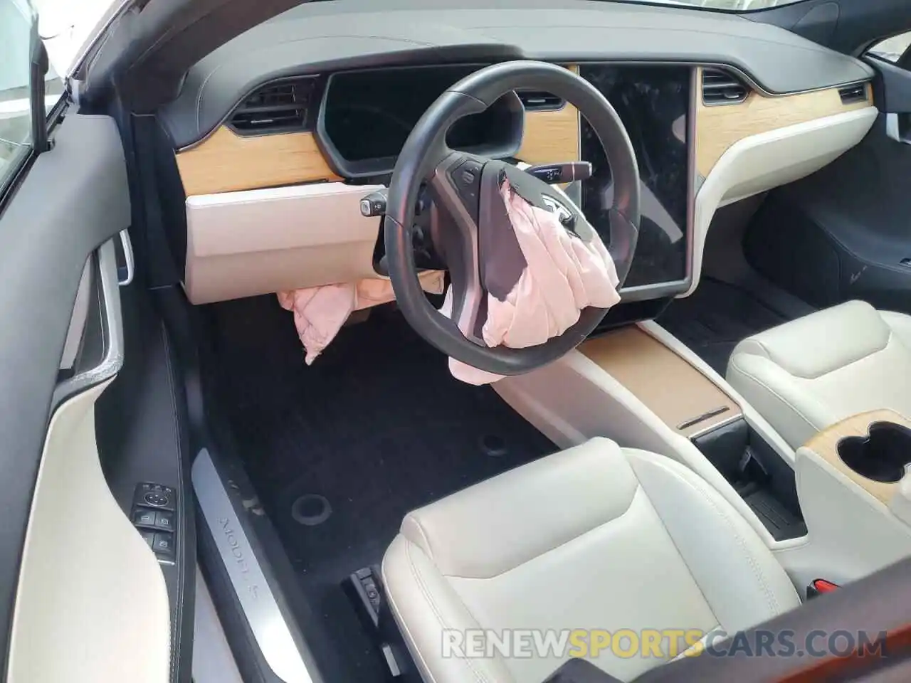 8 Photograph of a damaged car 5YJSA1E29MF419106 TESLA MODEL S 2021