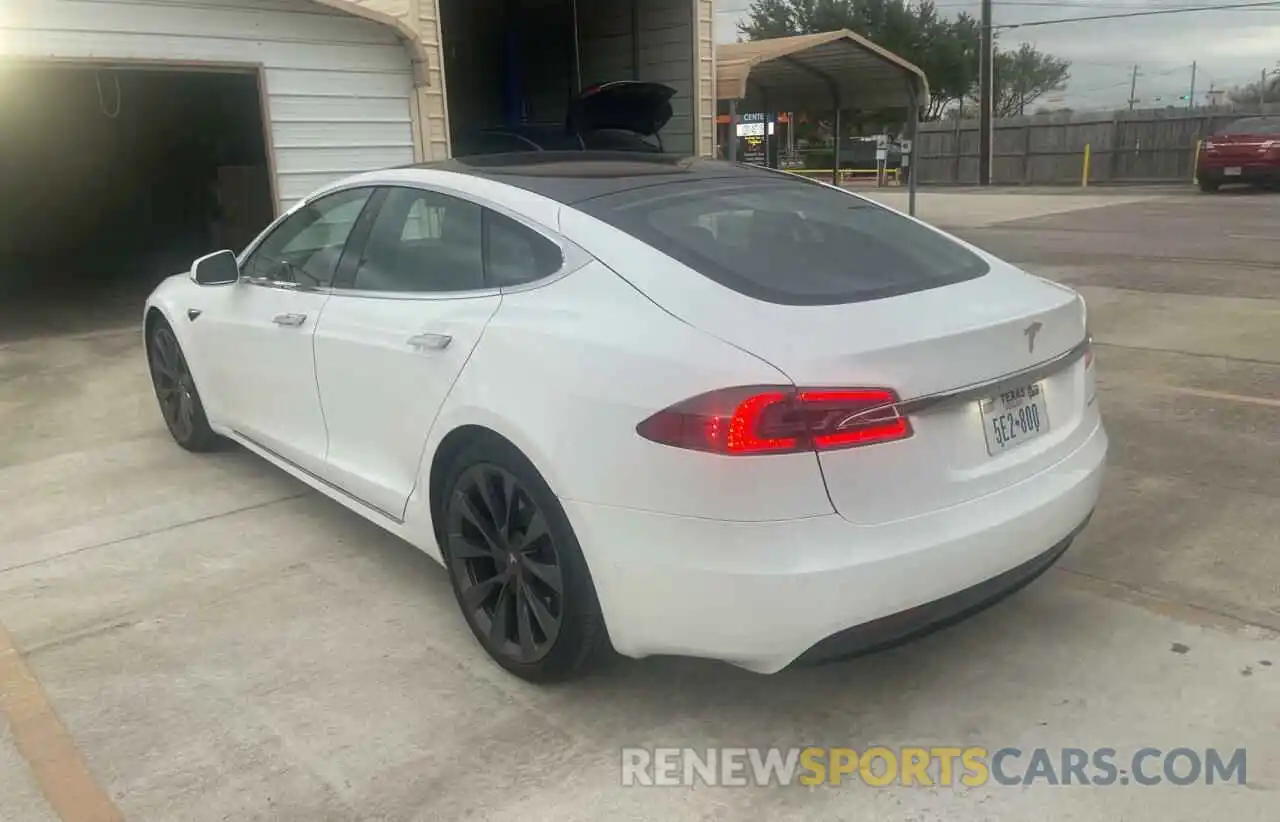 3 Photograph of a damaged car 5YJSA1E2XMF425562 TESLA MODEL S 2021