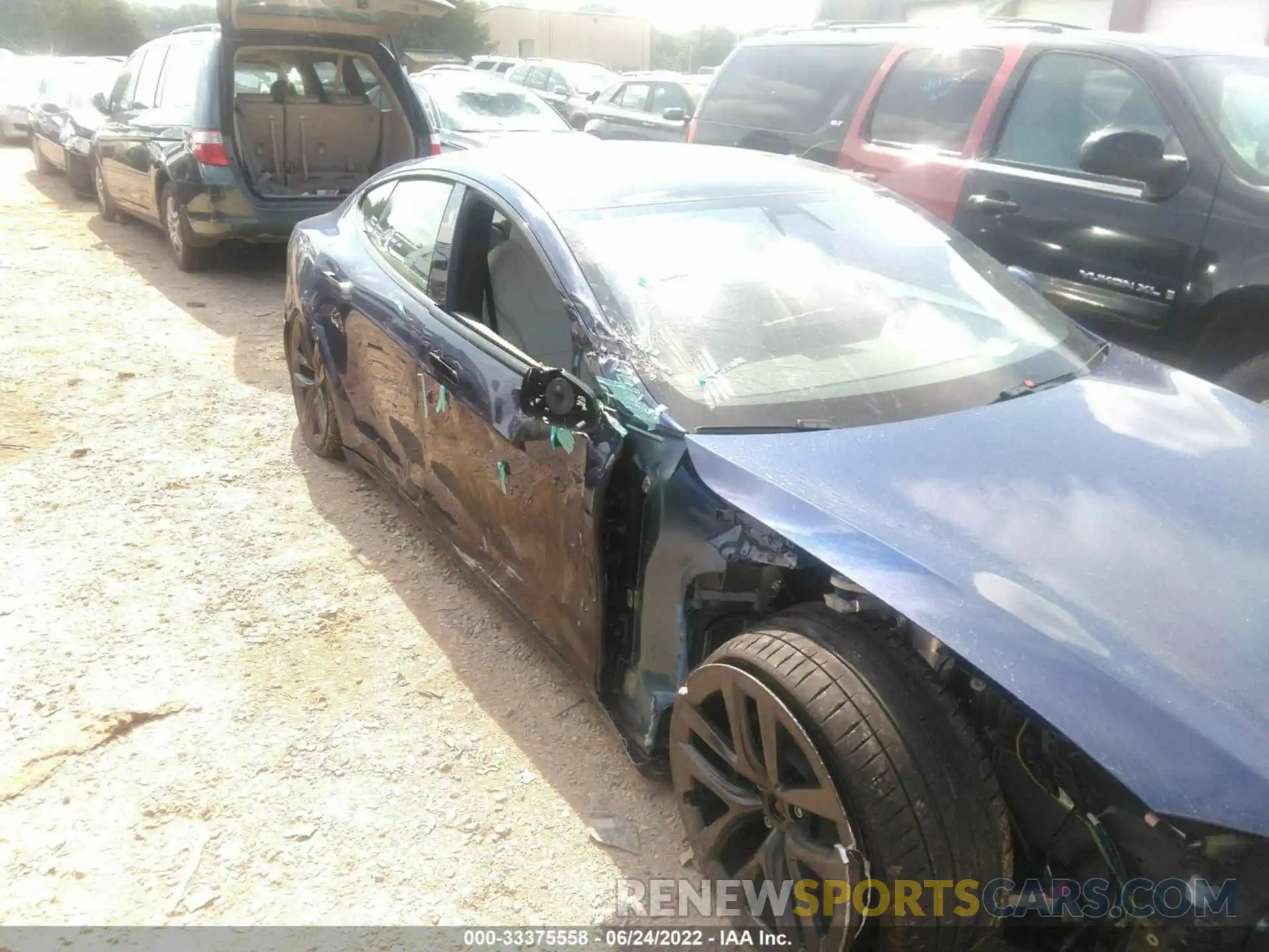 6 Photograph of a damaged car 5YJSA1E51MF436976 TESLA MODEL S 2021