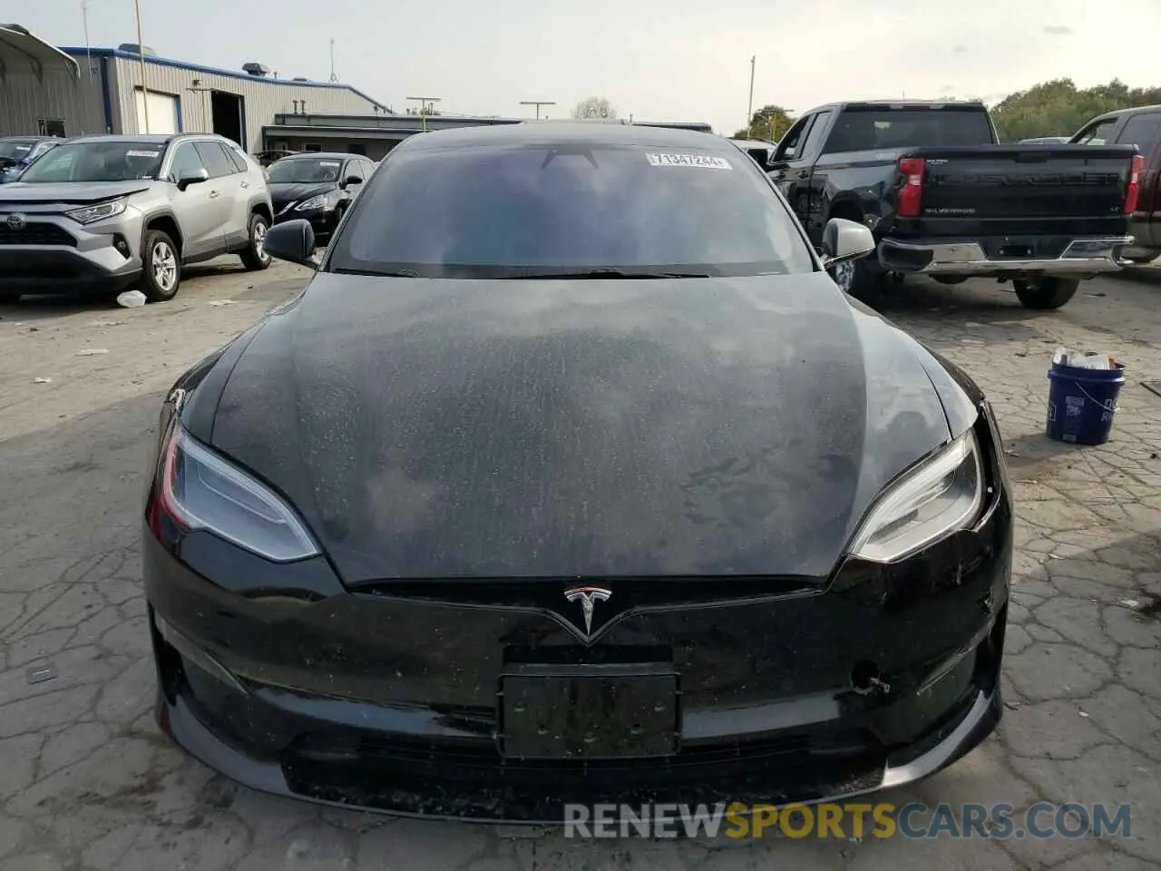 5 Photograph of a damaged car 5YJSA1E51MF442437 TESLA MODEL S 2021