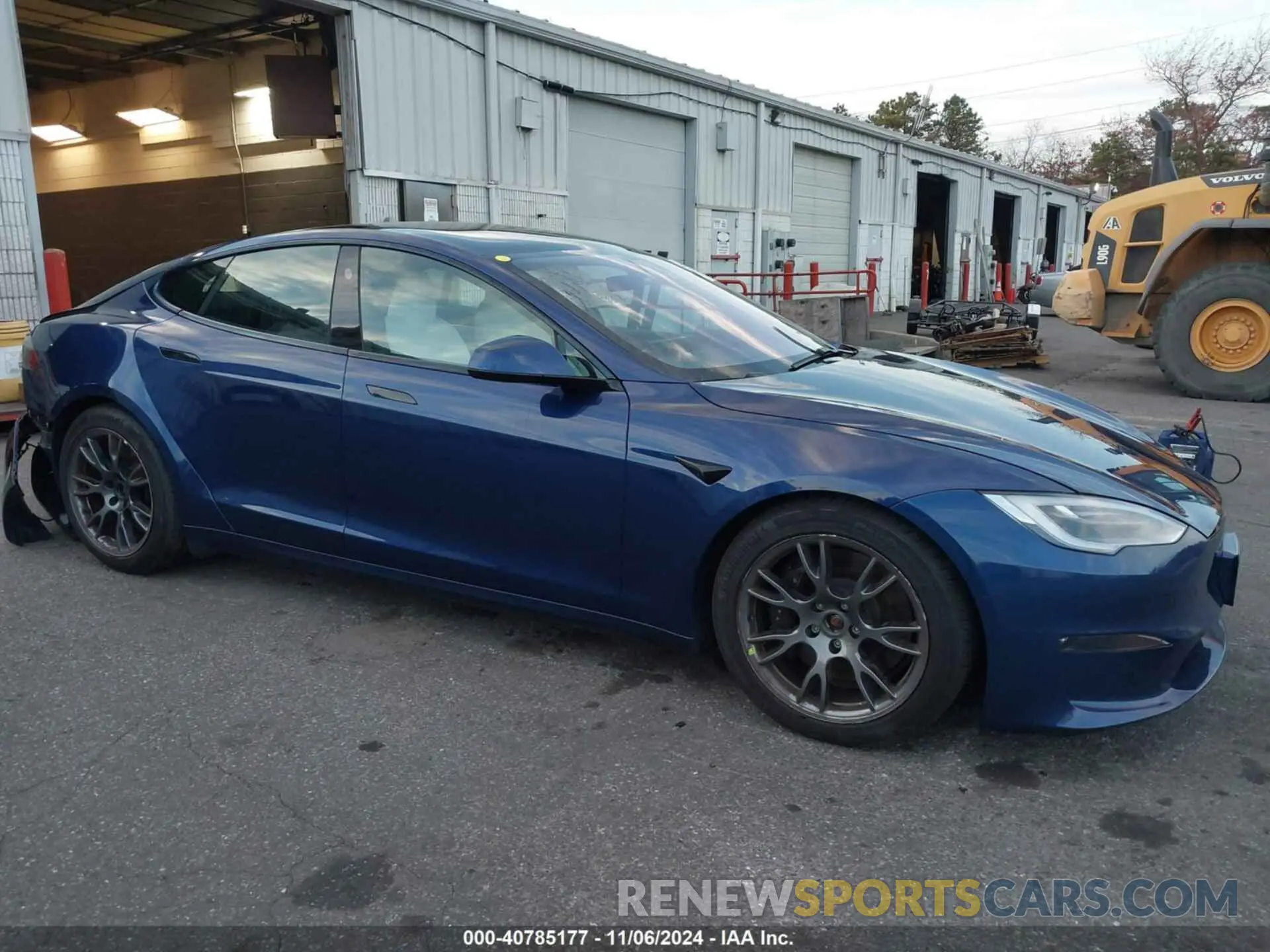 1 Photograph of a damaged car 5YJSA1E51MF452918 TESLA MODEL S 2021