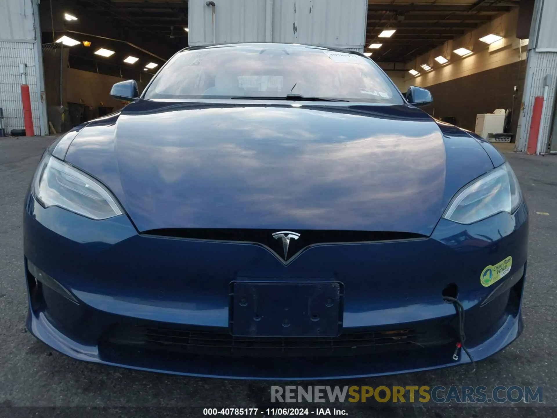 13 Photograph of a damaged car 5YJSA1E51MF452918 TESLA MODEL S 2021
