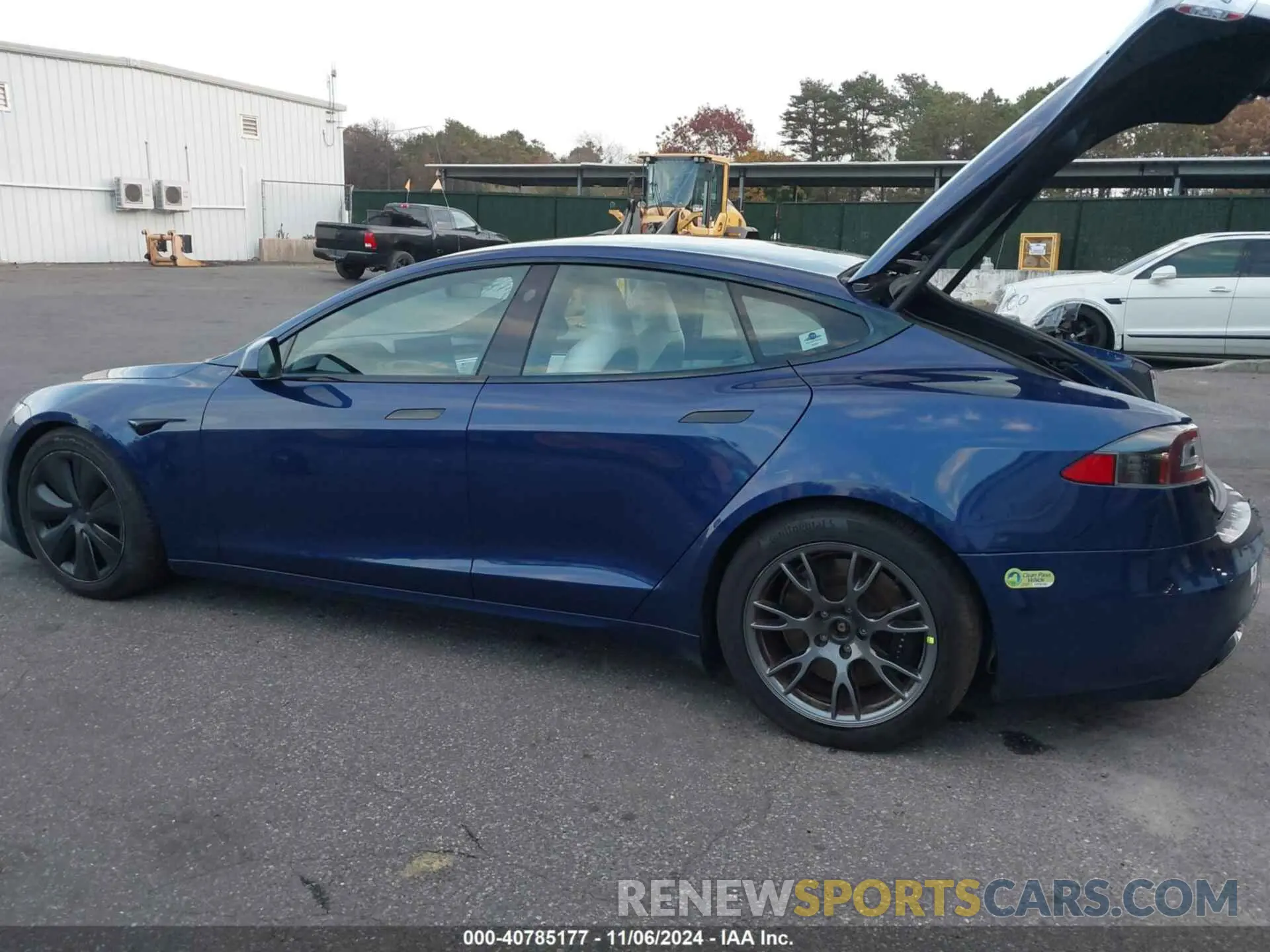 3 Photograph of a damaged car 5YJSA1E51MF452918 TESLA MODEL S 2021