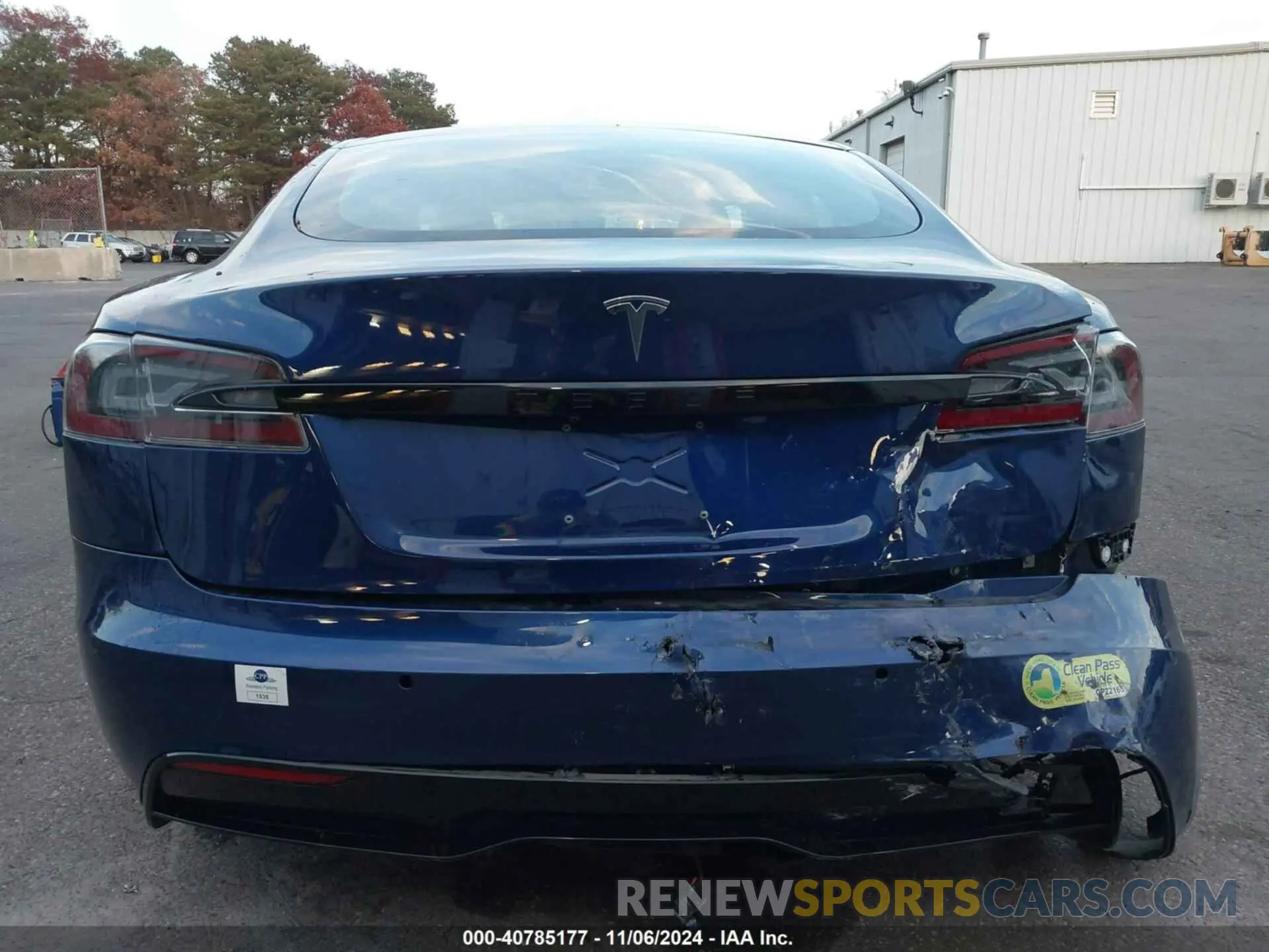 6 Photograph of a damaged car 5YJSA1E51MF452918 TESLA MODEL S 2021