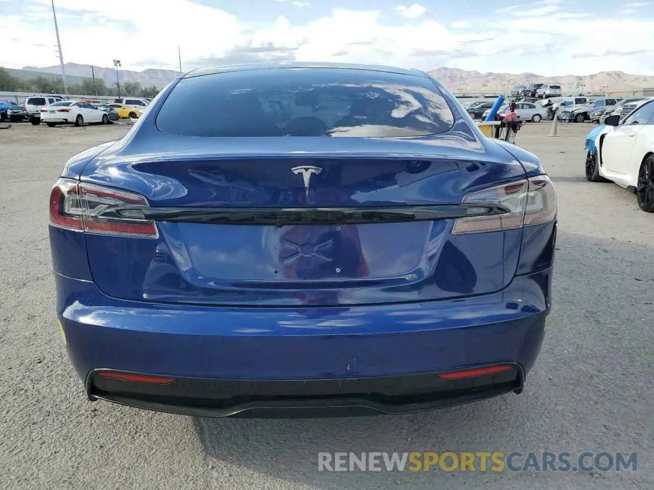 6 Photograph of a damaged car 5YJSA1E52MF437103 TESLA MODEL S 2021