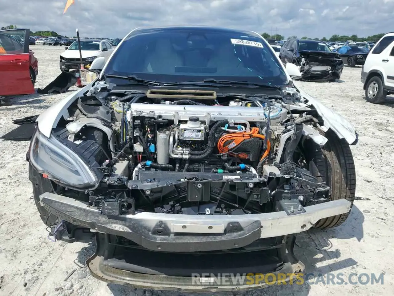 5 Photograph of a damaged car 5YJSA1E52MF443953 TESLA MODEL S 2021