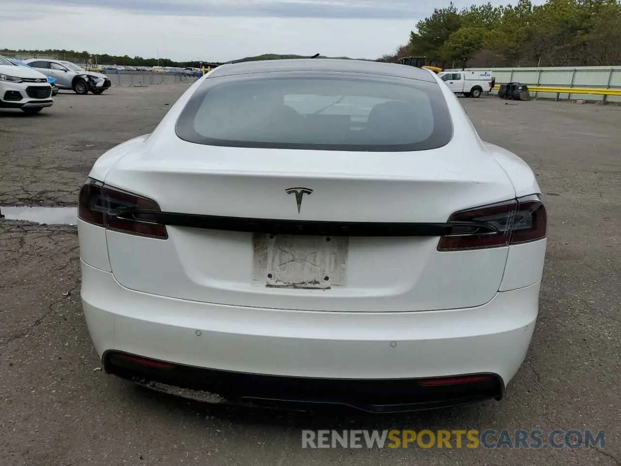 6 Photograph of a damaged car 5YJSA1E54MF439287 TESLA MODEL S 2021
