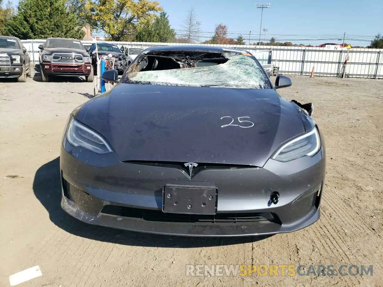 5 Photograph of a damaged car 5YJSA1E54MF456512 TESLA MODEL S 2021