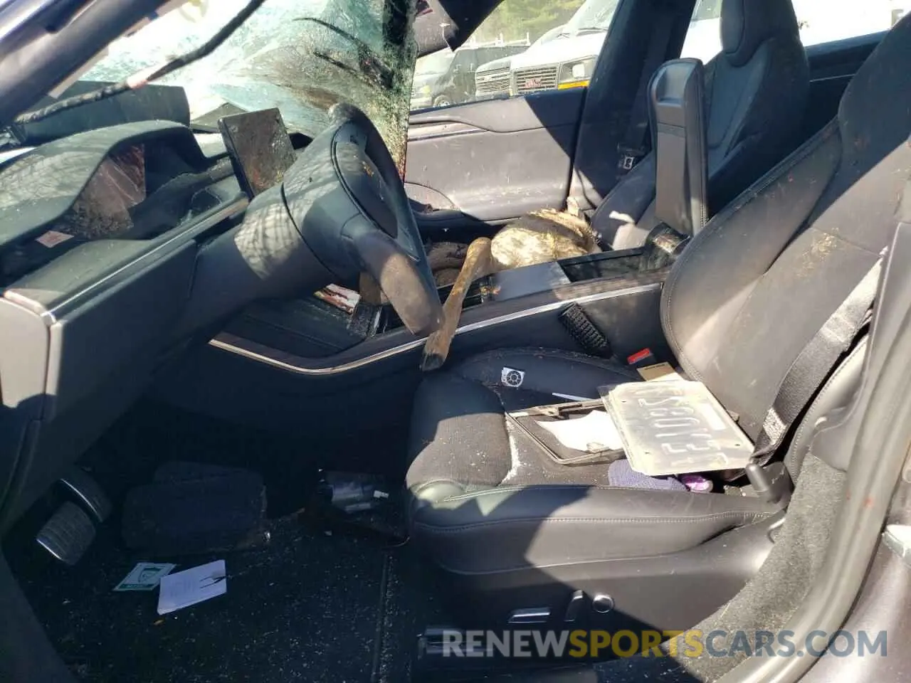 7 Photograph of a damaged car 5YJSA1E54MF456512 TESLA MODEL S 2021