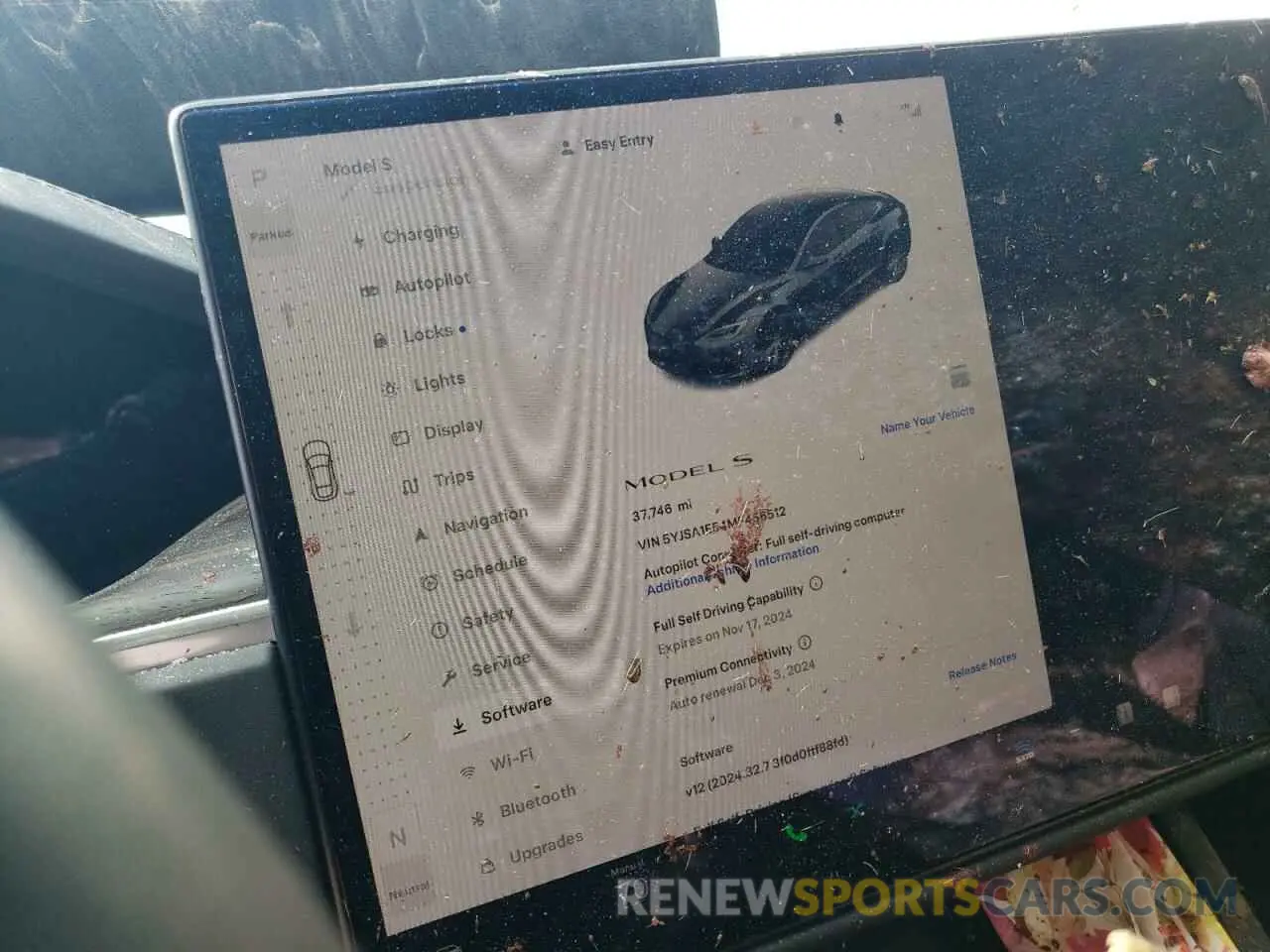 9 Photograph of a damaged car 5YJSA1E54MF456512 TESLA MODEL S 2021