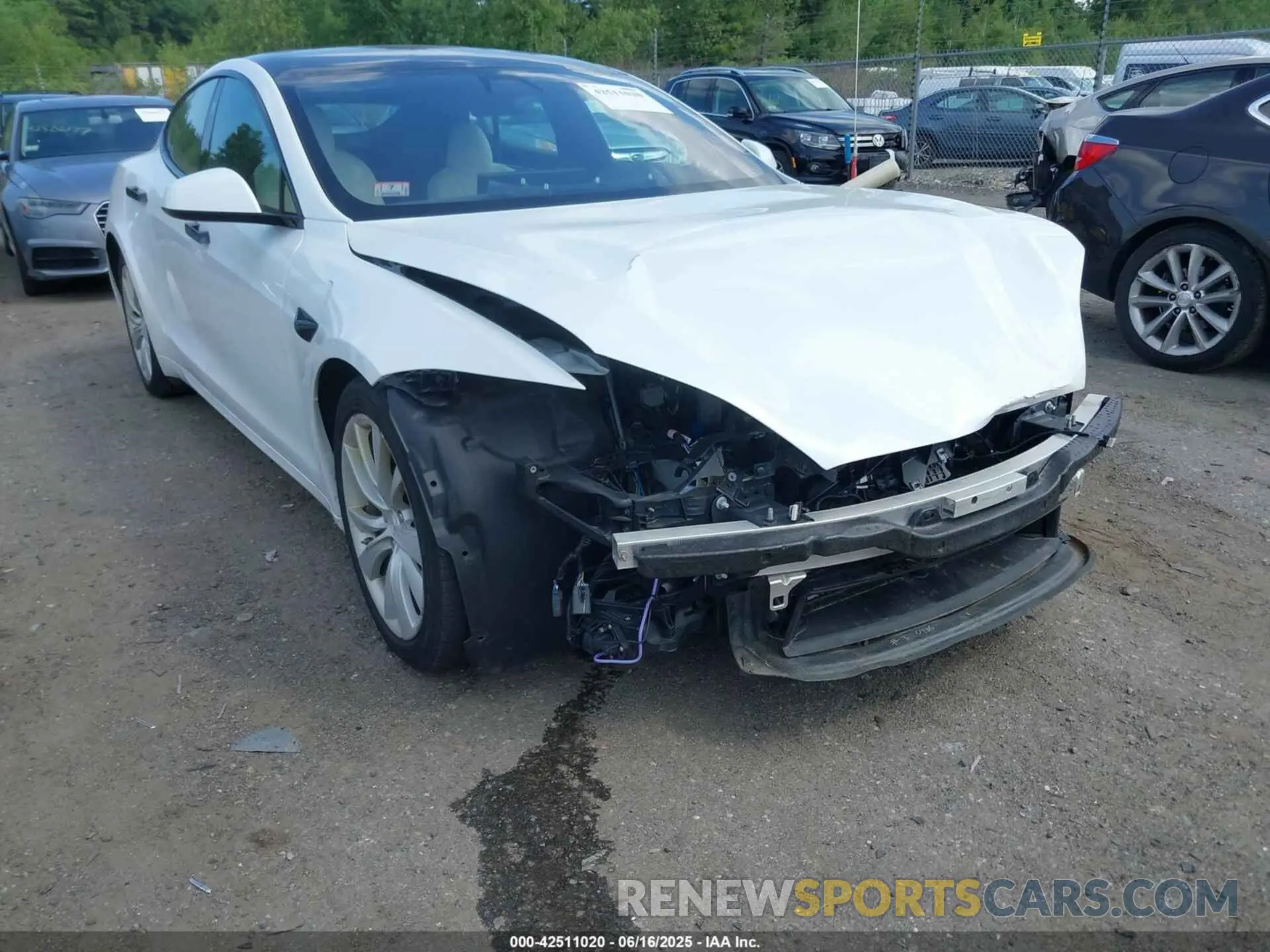 6 Photograph of a damaged car 5YJSA1E57MF428512 TESLA MODEL S 2021