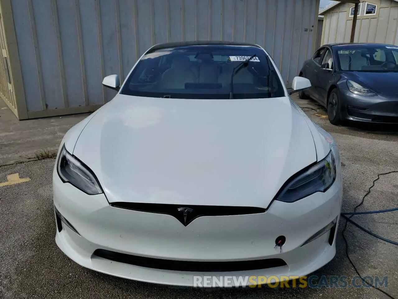 5 Photograph of a damaged car 5YJSA1E57MF453359 TESLA MODEL S 2021