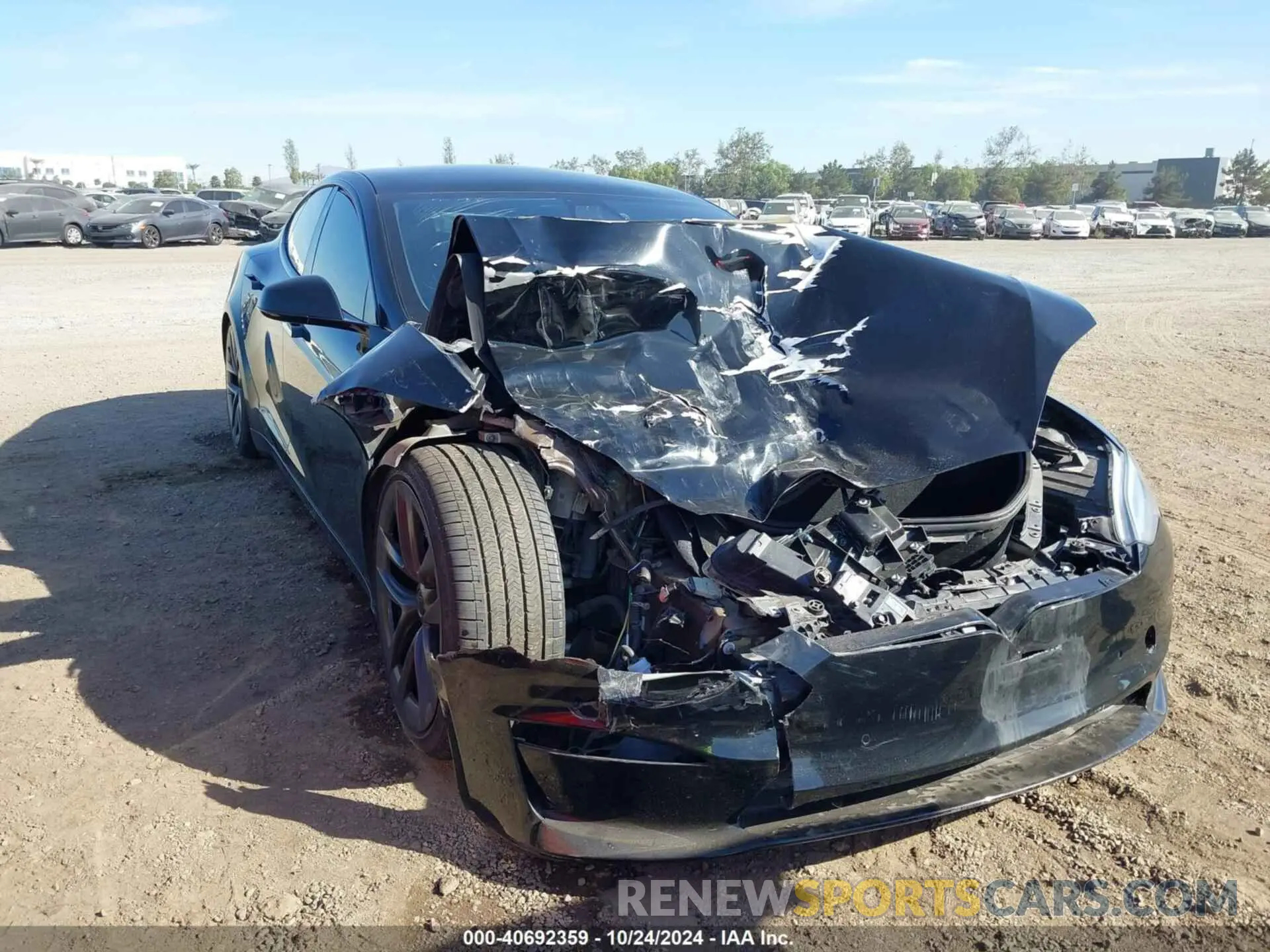 6 Photograph of a damaged car 5YJSA1E58MF429555 TESLA MODEL S 2021