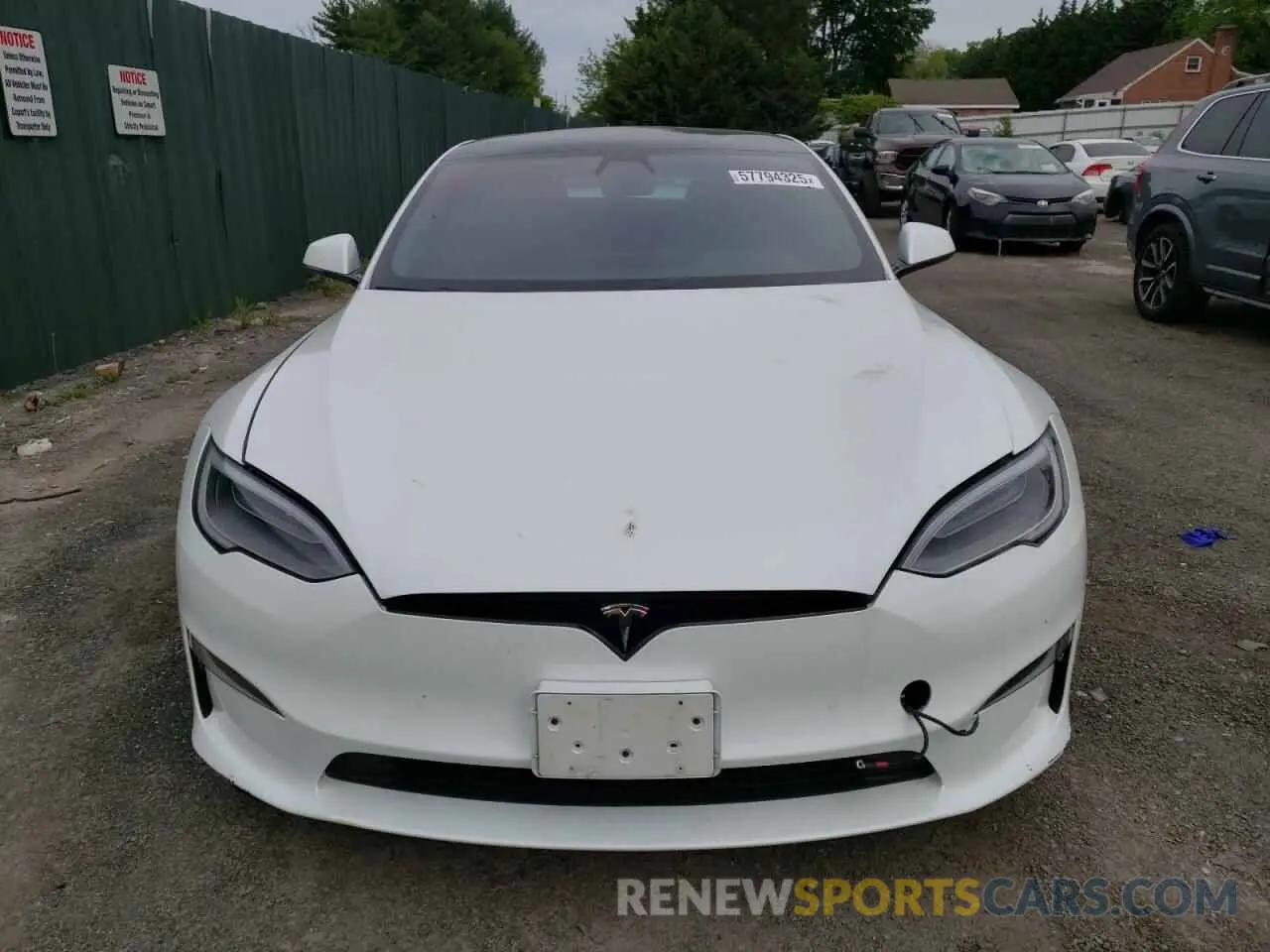 5 Photograph of a damaged car 5YJSA1E59MF438359 TESLA MODEL S 2021