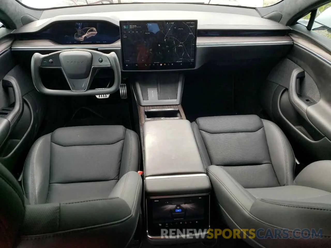 8 Photograph of a damaged car 5YJSA1E59MF438359 TESLA MODEL S 2021