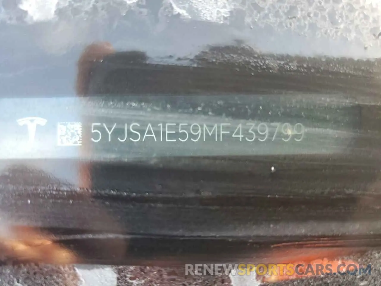 13 Photograph of a damaged car 5YJSA1E59MF439799 TESLA MODEL S 2021