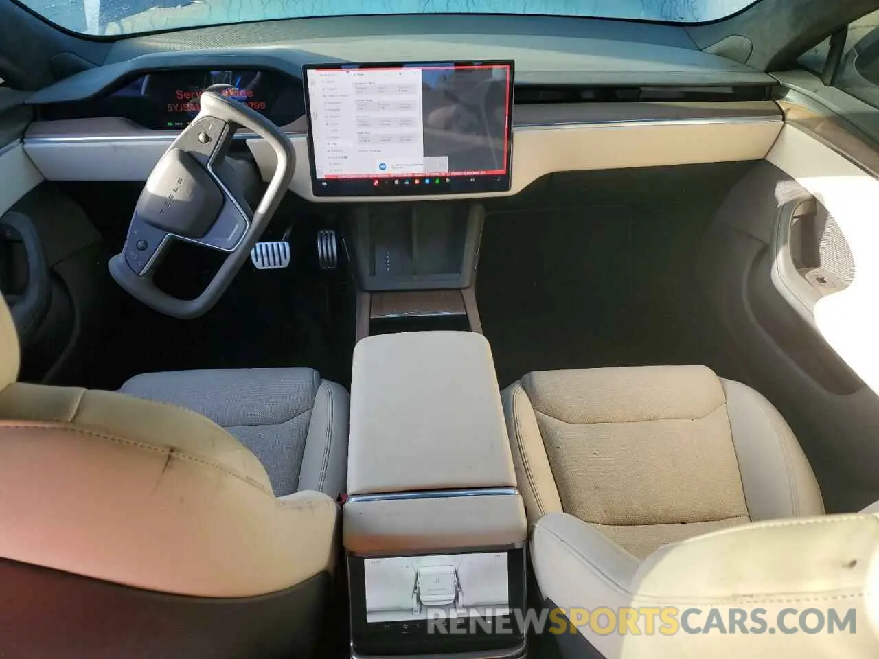 8 Photograph of a damaged car 5YJSA1E59MF439799 TESLA MODEL S 2021