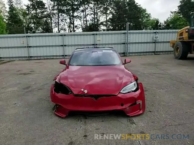 15 Photograph of a damaged car 5YJSA1E59MF455260 TESLA MODEL S 2021