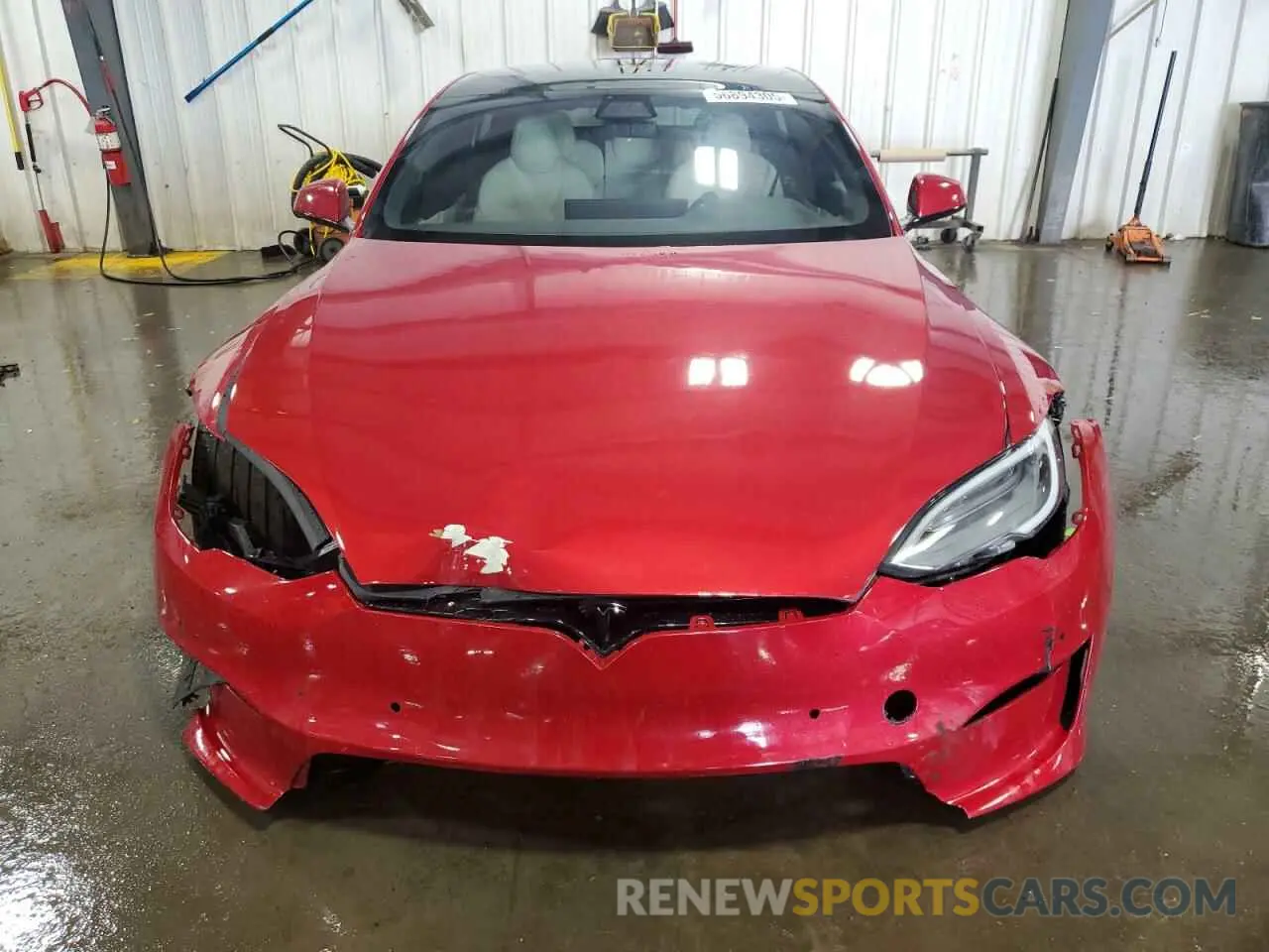 5 Photograph of a damaged car 5YJSA1E59MF455260 TESLA MODEL S 2021