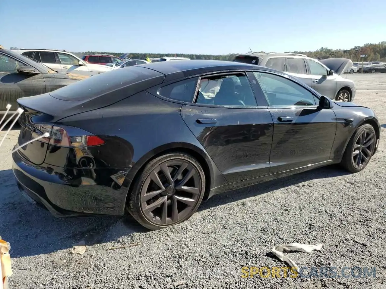 3 Photograph of a damaged car 5YJSA1E5XMF433431 TESLA MODEL S 2021