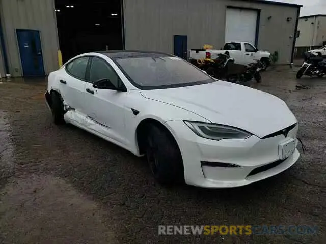 13 Photograph of a damaged car 5YJSA1E5XMF439827 TESLA MODEL S 2021