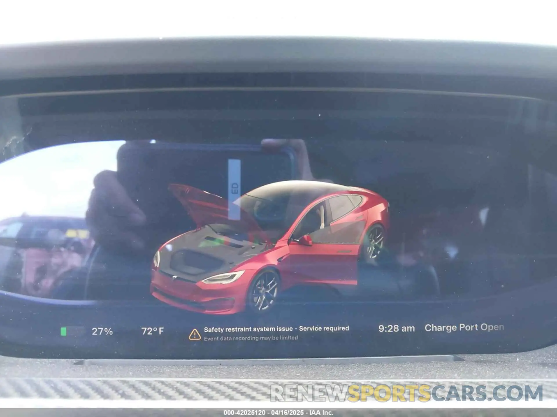 7 Photograph of a damaged car 5YJSA1E60MF447203 TESLA MODEL S 2021