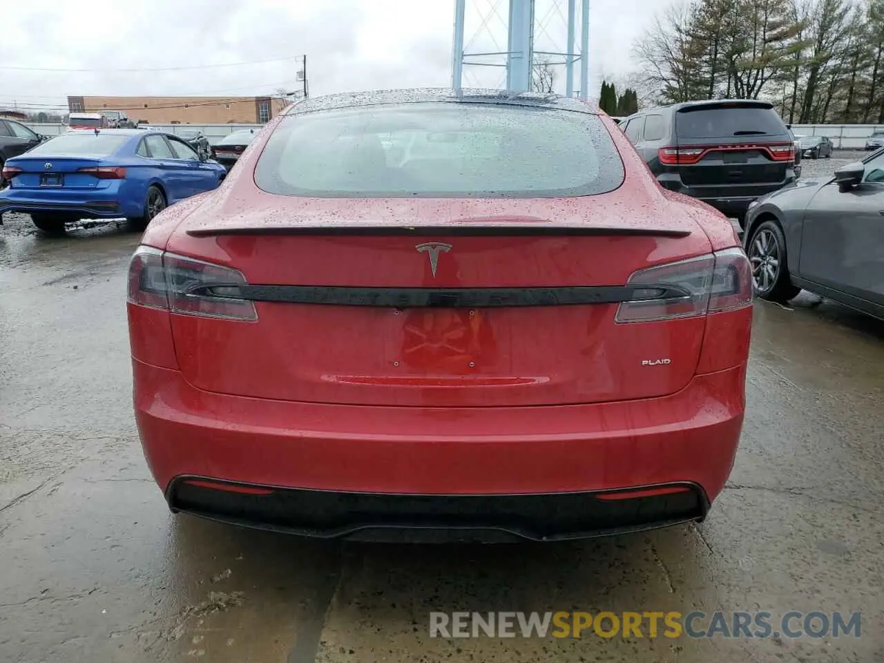 6 Photograph of a damaged car 5YJSA1E61MF436369 TESLA MODEL S 2021