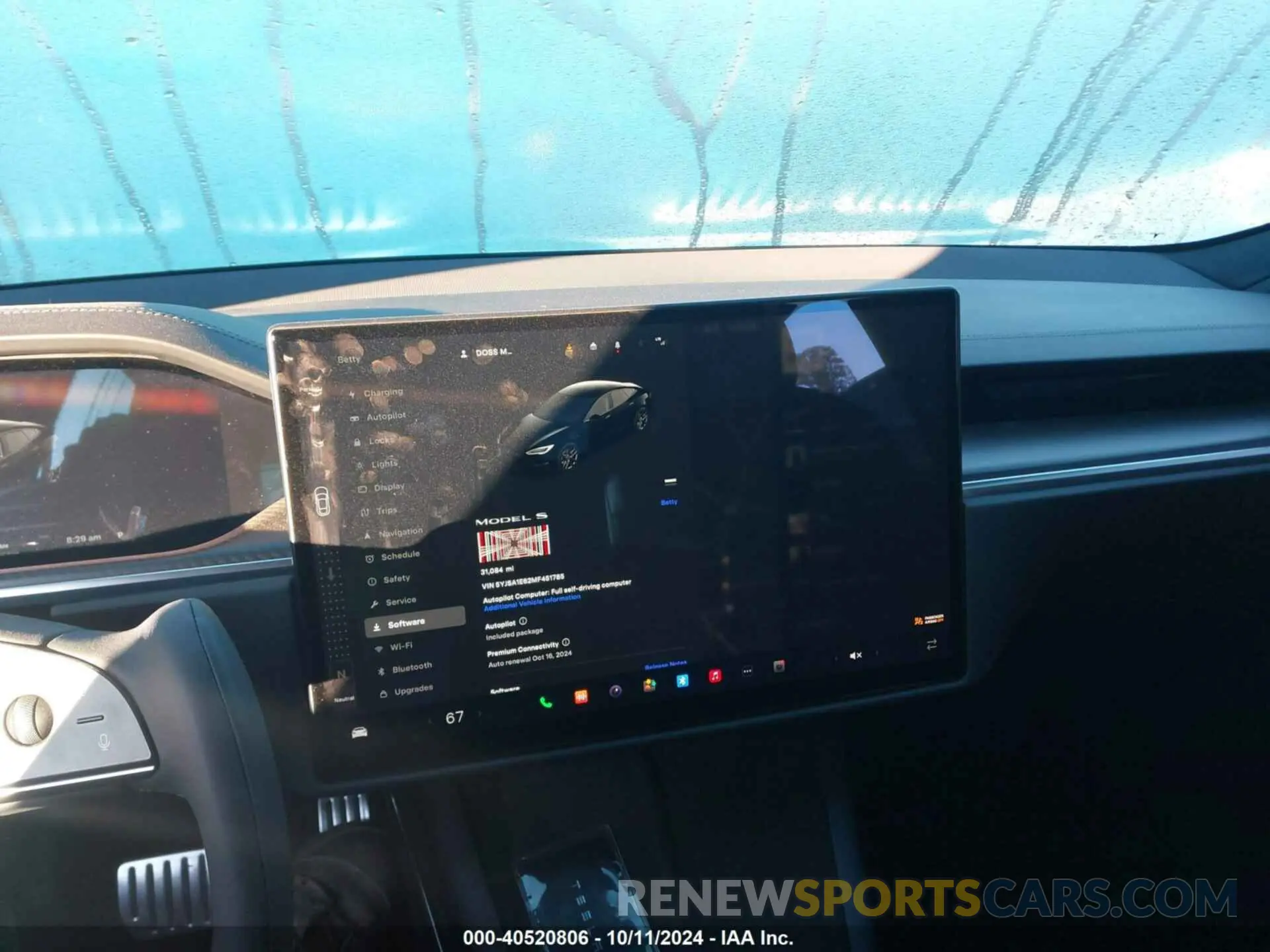 18 Photograph of a damaged car 5YJSA1E62MF451785 TESLA MODEL S 2021