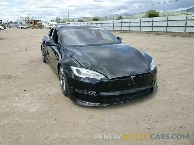 11 Photograph of a damaged car 5YJSA1E62MF455304 TESLA MODEL S 2021