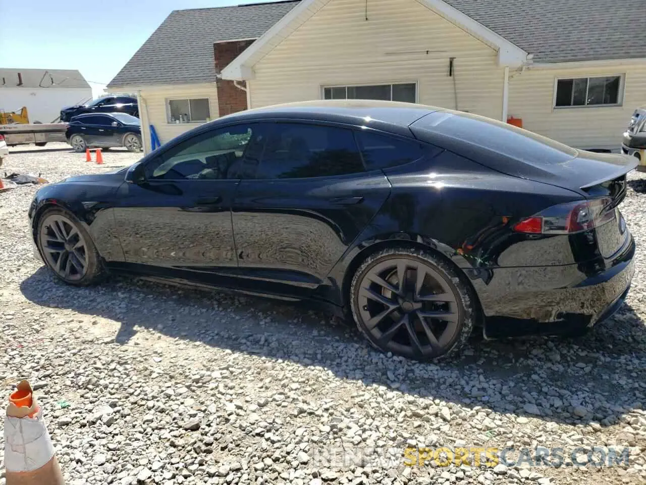 2 Photograph of a damaged car 5YJSA1E63MF451391 TESLA MODEL S 2021