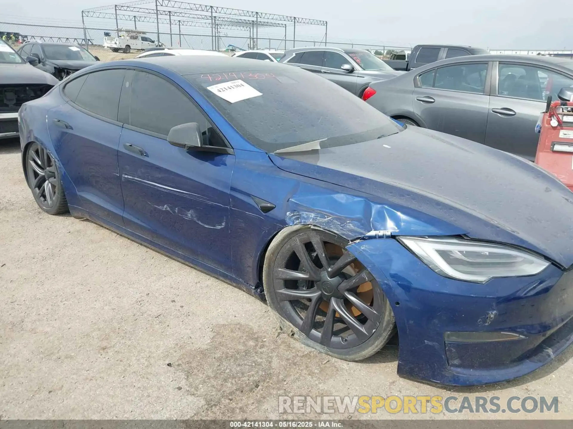 6 Photograph of a damaged car 5YJSA1E64MF442036 TESLA MODEL S 2021
