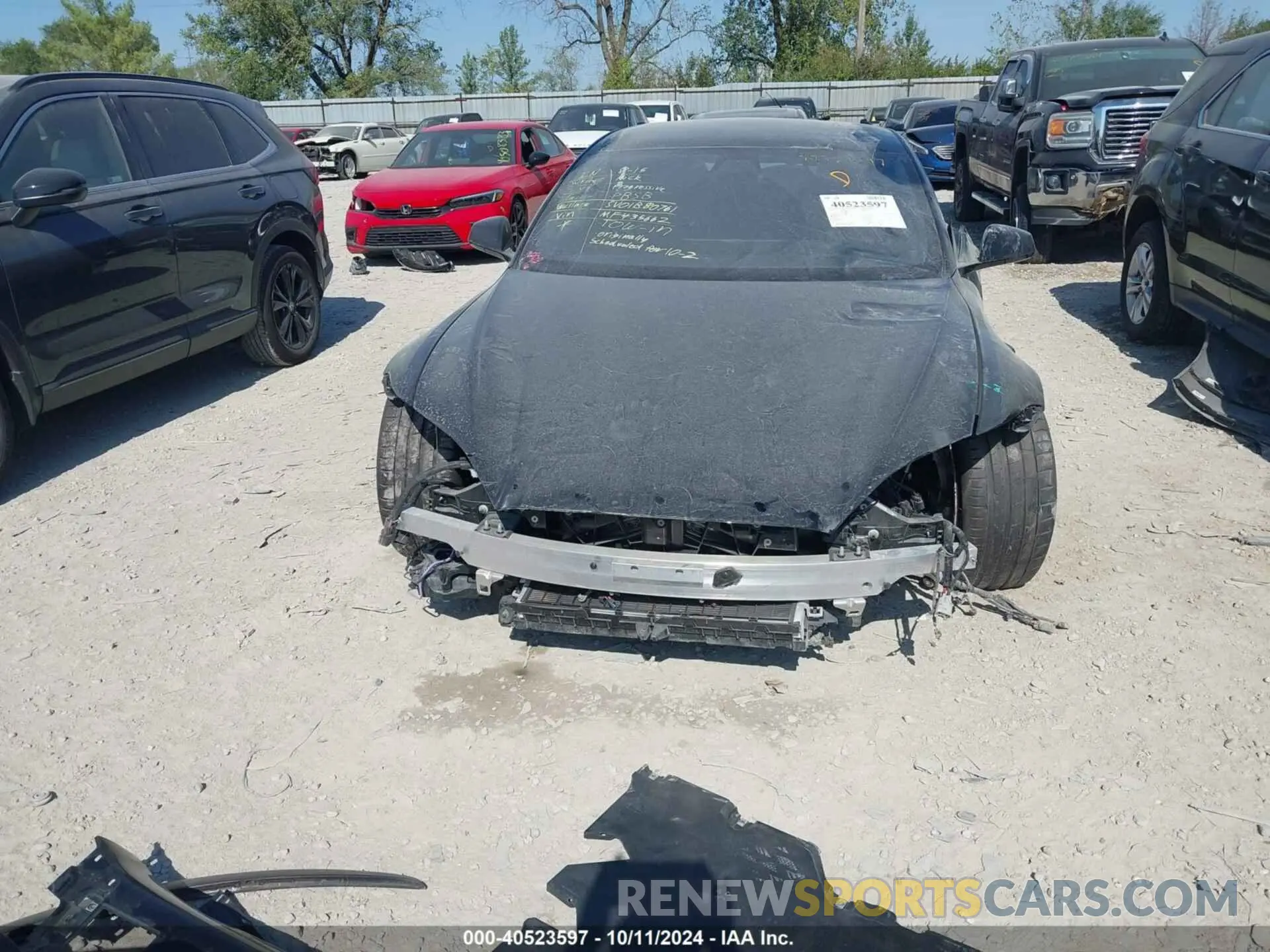 6 Photograph of a damaged car 5YJSA1E65MF435662 TESLA MODEL S 2021